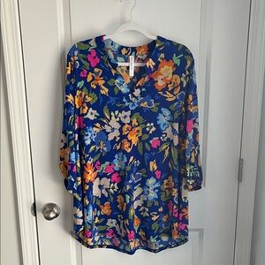 Dear Scarlett Multicolor Floral Blouse